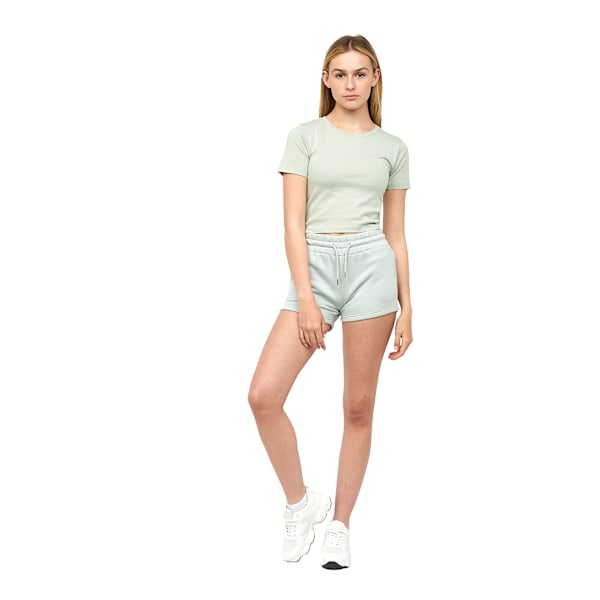 Juice Dam/Damer Tilly Crop T-Shirt M Salvia Sage M