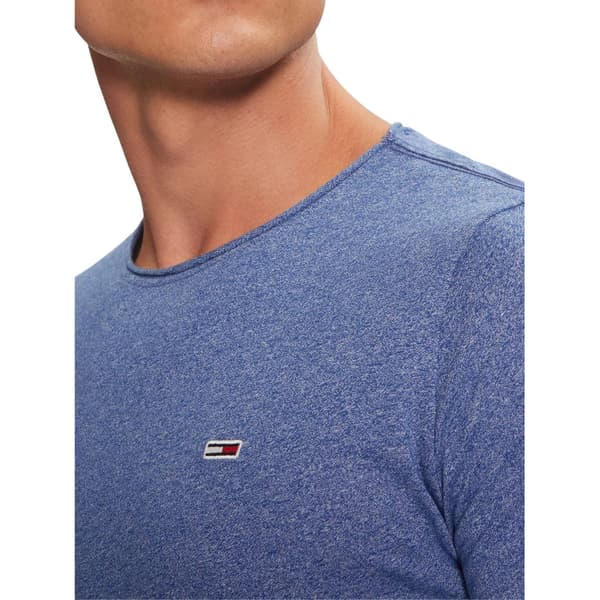 Tommy Jeans Herr Logo Slim T-shirt M Blå Blue M