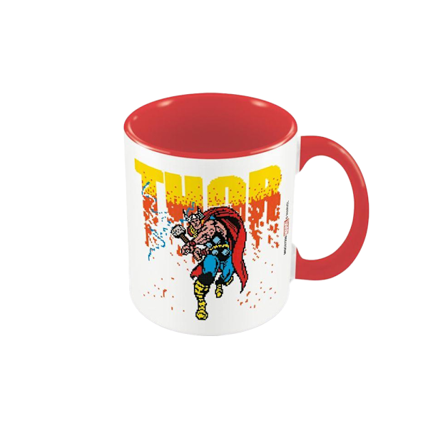 Thor Inner Two Tone Mug One Size Vit/Röd/Gul White/Red/Yellow One Size