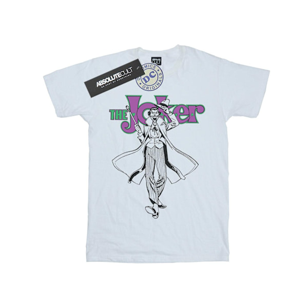 DC Comics Pojkar Joker Pose T-Shirt 7-8 År Vit White 7-8 Years