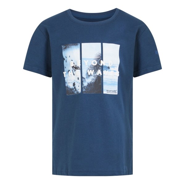 Regatta Bosley VII Seaside T-shirt för barn 3-4 år Moo Moonlight Denim 3-4 Years