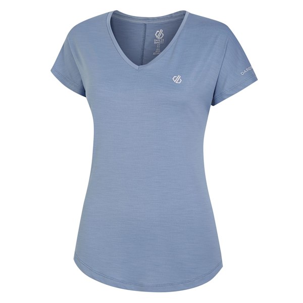 Dare 2B Dam/Dam Vigilant Aktiv T-shirt 14 UK Rainwashed Rainwashed Blue 14 UK
