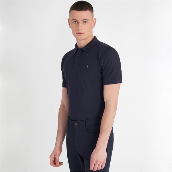 Calvin Klein Golf Pikétröja för män S Marinblå Navy S
