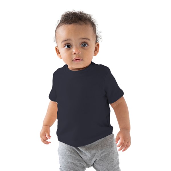 Babybugz Baby Short Sleeve T-Shirt 2-3 Organic Black Organic Black 2-3