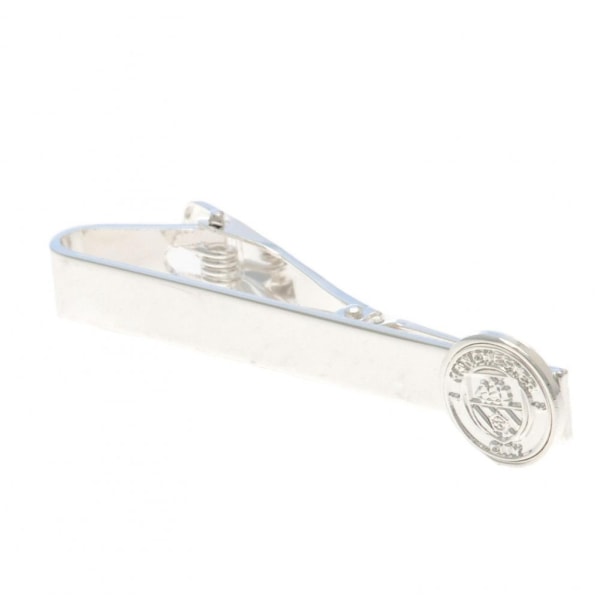 Manchester City FC Silver Plated Tie Slide One Size Silver Silver One Size