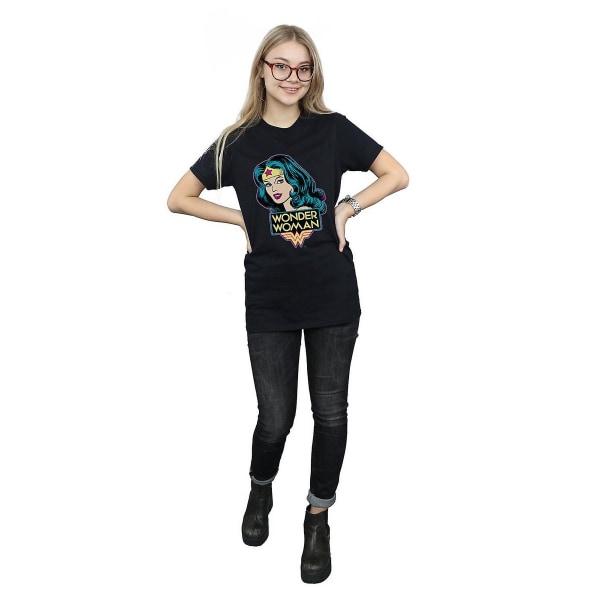 Wonder Woman Dam/Dam T-shirt i bomull M Svart Black M