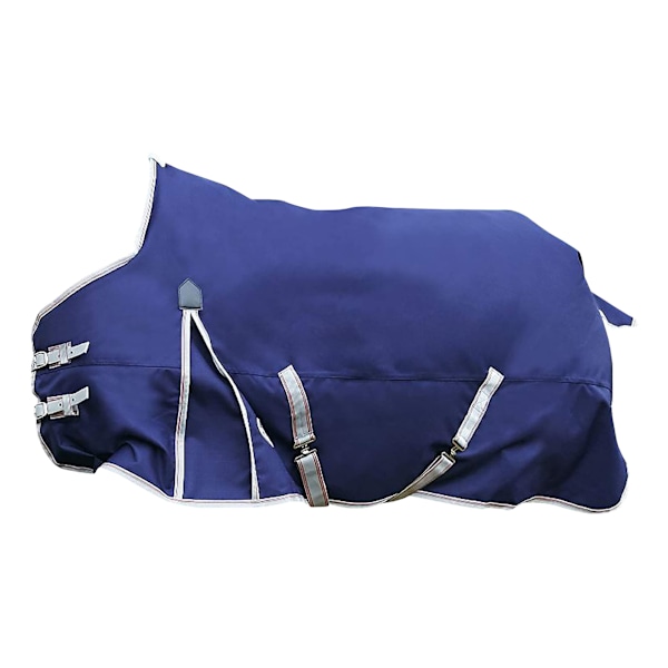 Weatherbeeta Comfitec Lite Essential Standard Neck Utvändigt Täcke Navy/Silver/Red 6 ft 9
