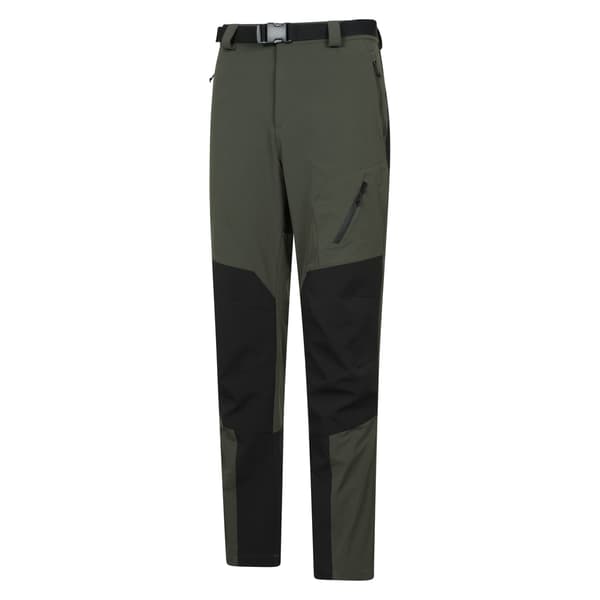 Mountain Warehouse Herr Forest Fleecefodrade Tvåfärgade Vinterbyxor Green 30S