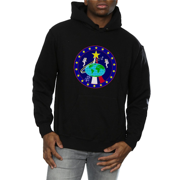 NASA Classic Globe Astronauts Hoodie S Svart Black S