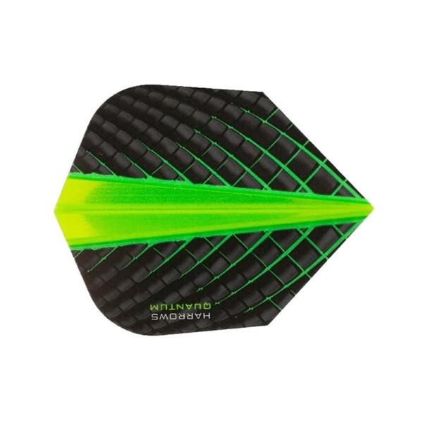Harrows Quantum Dart Flights One Size Svart/Grön Black/Green One Size