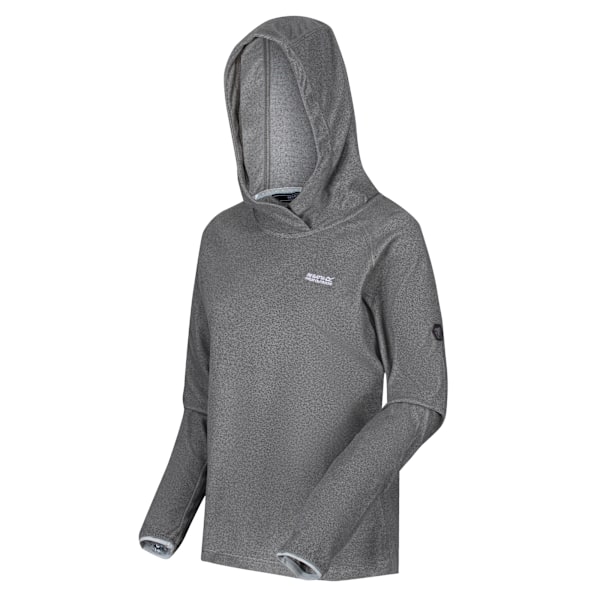 Regatta Dam/Kvinnor Montes Lätt Hoodie 8 UK Ljus Stål Light Steel/Black 8 UK