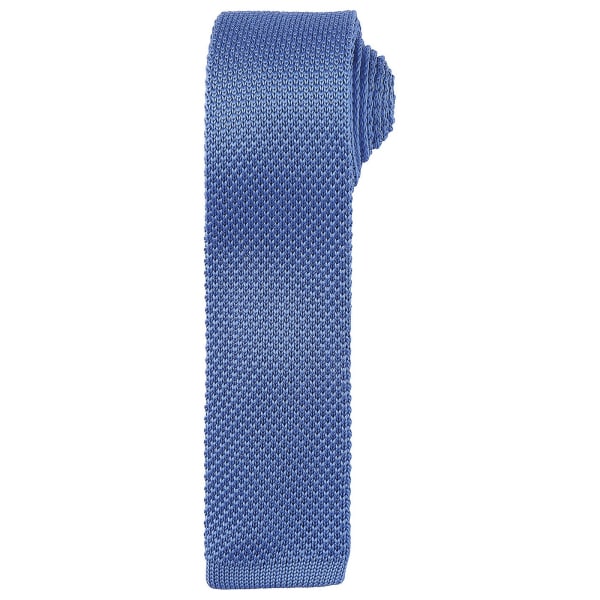 Premier Unisex Vuxen Slim Knitted Tie One Size Mellanblå Mid Blue One Size