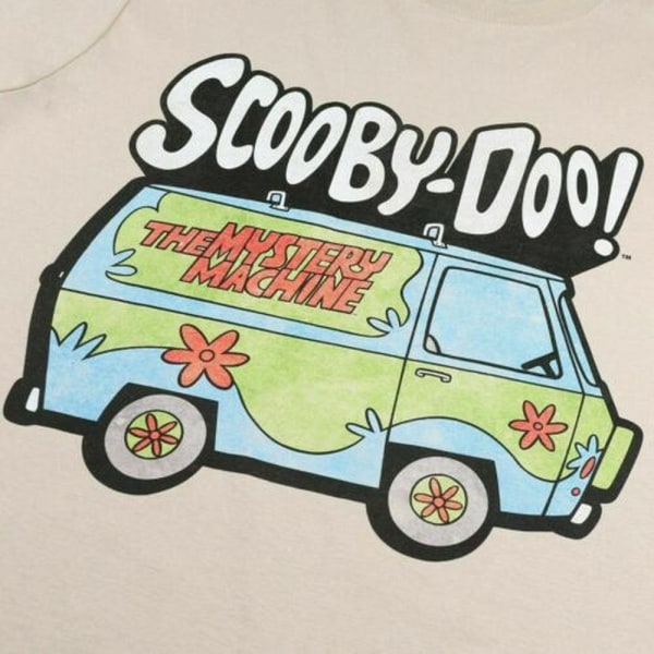 Scooby Doo Mens The Mystery Machine T-shirt XL Sand/Vit/Yello Sand/White/Yellow XL