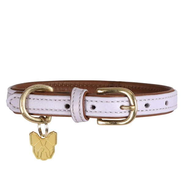 Digby & Fox Läderfodrat Hundhalsband XL - Halsmått: 58cm-64cm Lilac XL - Neckline: 58cm-64cm