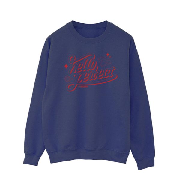 Netflix Mens Sex Education Hello Perfect Sweatshirt L Marinblå Navy Blue L