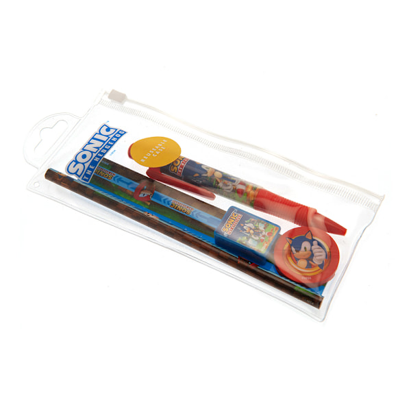 Sonic The Hedgehog Stationery Set (5-pack) One Size Blå/Röd Blue/Red One Size