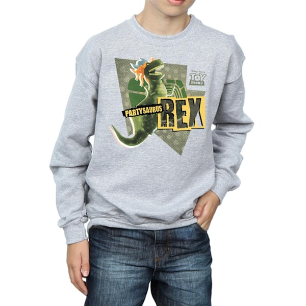 Disney Boys Toy Story Partysaurus Rex Sweatshirt 7-8 år Spor Sports Grey 7-8 Years