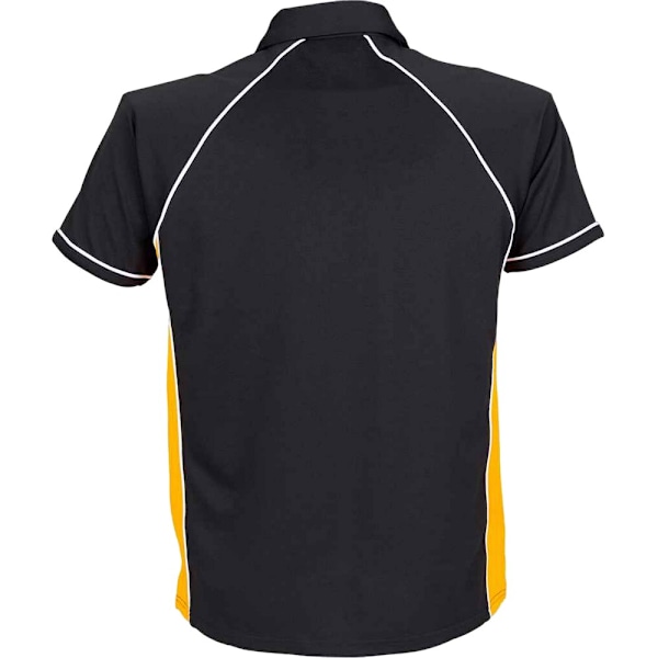 Finden & Hales Barn/Barn Piped Performance Polotröja 9-10 Black/Amber/White 9-10 Years