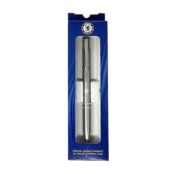 Chelsea FC Crest Kulspetspenna One Size Silver Silver One Size