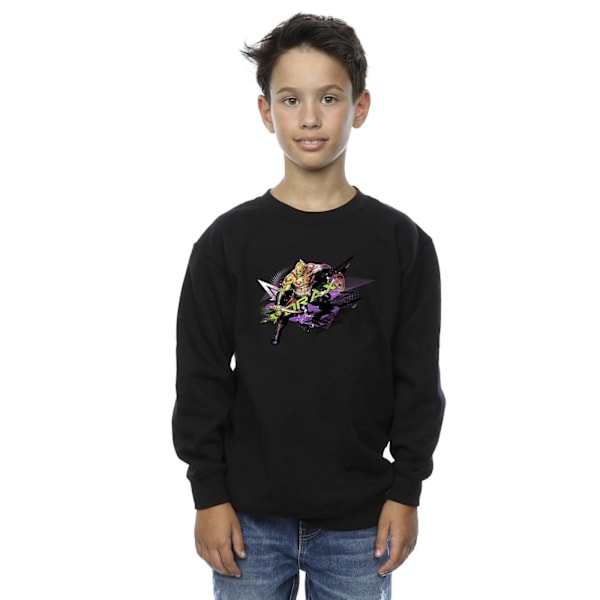 Marvel Boys Guardians Of The Galaxy Abstract Drax Sweatshirt 7-8 år Black 7-8 Years