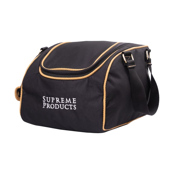 Supreme Products Pro Groom Leather Handled Hat Bag One Size Bla Black/Gold One Size