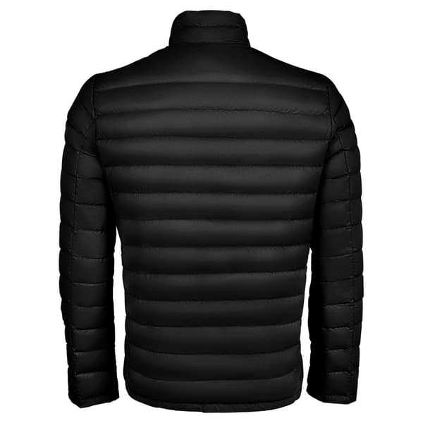 SOLS Herr Wilson Lättviktig Vadderad Jacka XL Svart Black XL