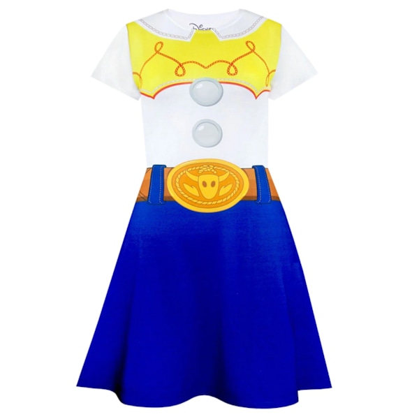 Toy Story Jessie-klänning för flickor, 2-3 år, vit/blå White/Blue 2-3 Years