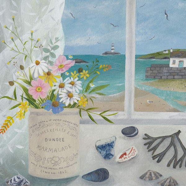 Julia Crossland Morning Light Canvas Print 30cm x 30cm Flerfärgad Multicoloured 30cm x 30cm