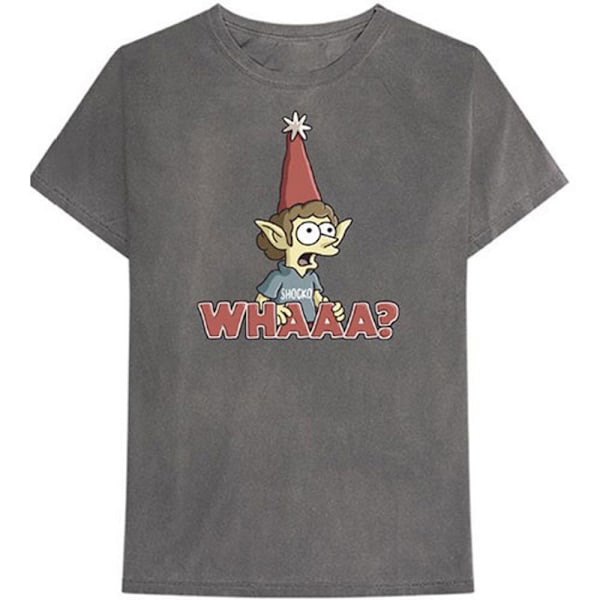 Disenchantment Unisex Vuxen Whaaa? Bomull T-shirt S Charcoal Grå Charcoal Grey S