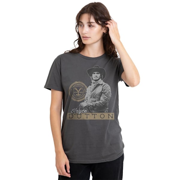 Yellowstone Unisex Vuxen Kayce Dutton T-Shirt M Kolgrå Charcoal M