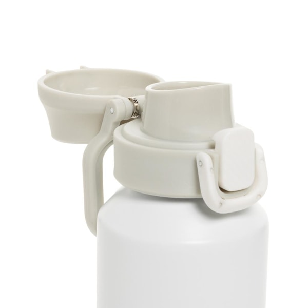 XD Collection Via Låsbar Återvunnen Rostfri Stål 600ml Sportflaska White One Size
