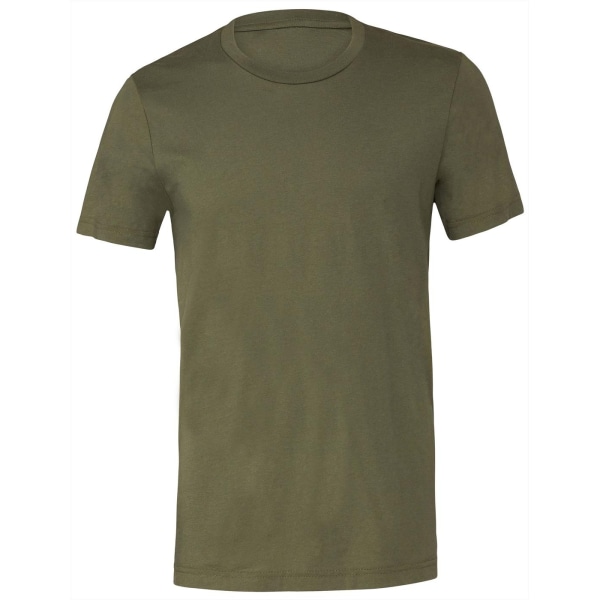 Bella + Canvas Unisex Jersey Crew Neck T-Shirt M Military Green Military Green M