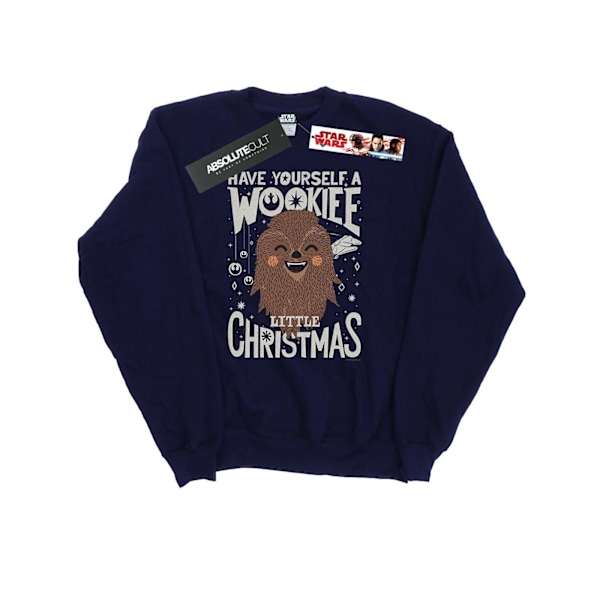 Star Wars Wookiee Little Christmas Sweatshirt S Marinblå Navy Blue S