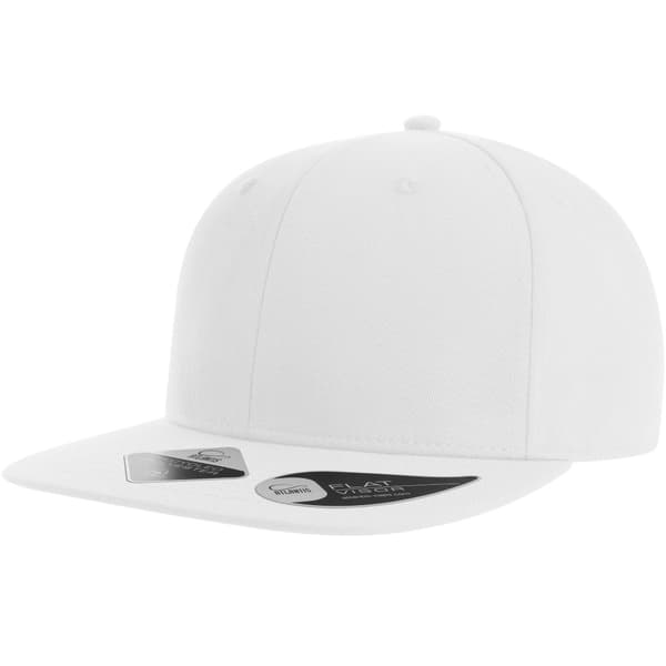 Atlantis Unisex Vuxen James 6 Panel Återvunnen Polyester Snapback White One Size