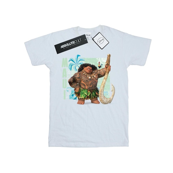 Disney Dam/Kvinnor Moana Maui Bomull Boyfriend T-Shirt 3XL Vit White 3XL