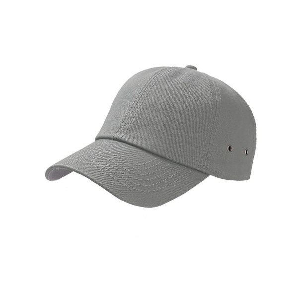 Atlantis Action 6 Panel Chino Baseball Cap One Size Grå Grey One Size