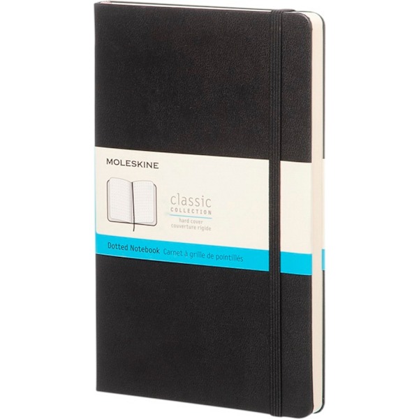 Moleskine Classic L Hårdpärm Prickad Anteckningsbok One Size Solid B Solid Black One Size