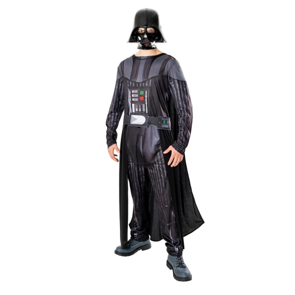Star Wars Unisex Adult Darth Vader-dräkt Standard Svart Black Standard