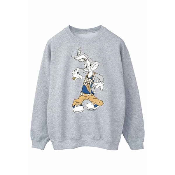 Looney Tunes Herr Rapper Bugs Bunny Sweatshirt S Sports Grey Sports Grey S