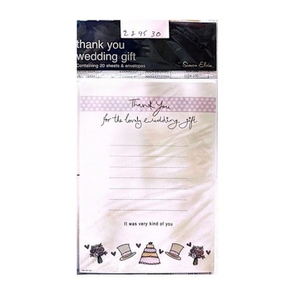 Simon Elvin Tackkort (20-pack) One Size Vit/Svart White/Black One Size