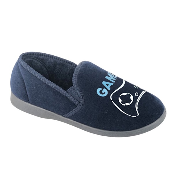 Zedzzz Gamertofflor för barn/barn 12 UK Barn Blå Marinblå Blue Navy 12 UK Child