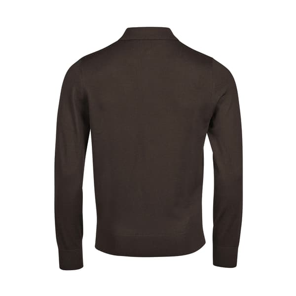 Tee Jays Herr Stickad Pikétröja L Mocka Mocha L
