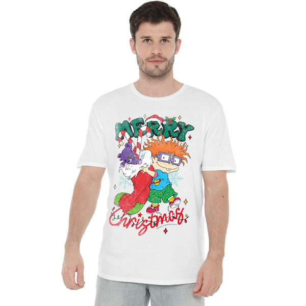 Rugrats Herr Chucky Julstrumpa T-Shirt XXL Vit White XXL
