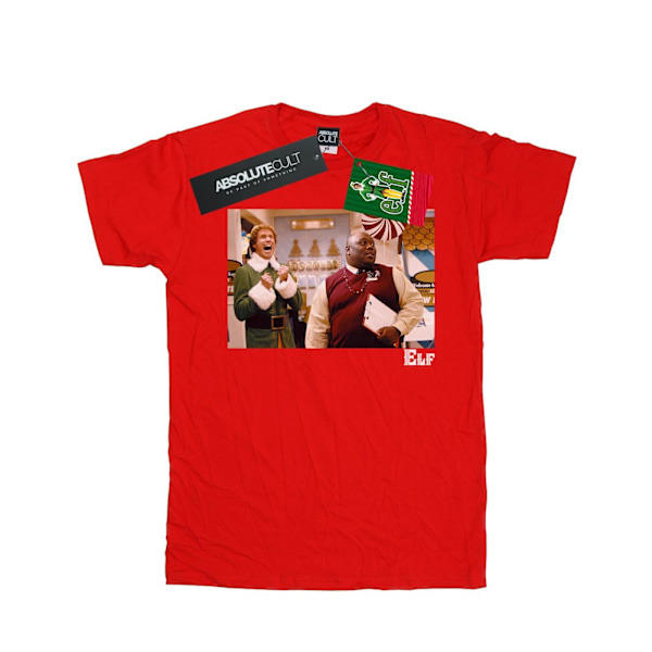 Elf Herr Julbutik Jubel T-shirt M Röd Red M