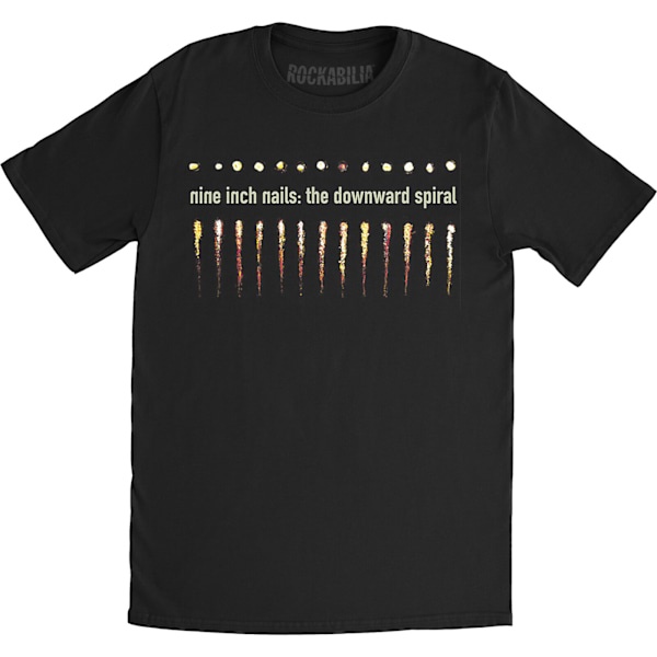 Nine Inch Nails Unisex Adult Downward Spiral Back Print T-Shirt Black XXL
