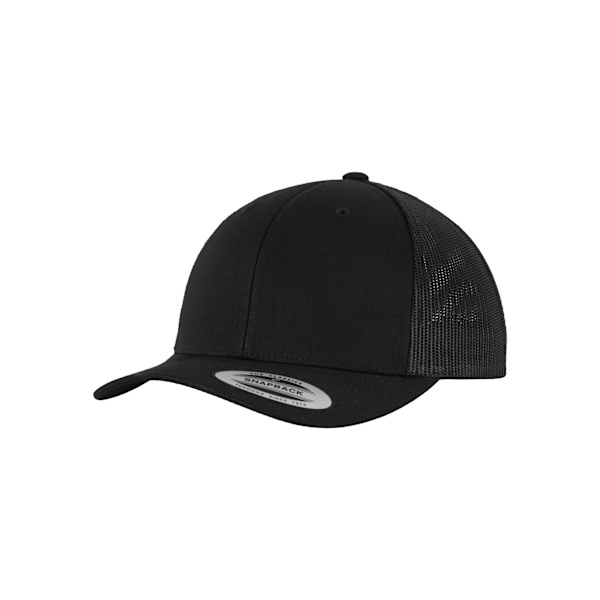 Flexfit Unisex Retro Trucker Cap One Size Svart Black One Size