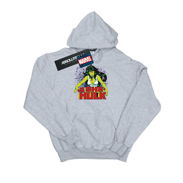Marvel Dam/Kvinnor The Savage She-Hulk Hoodie XXL Sports Grey Sports Grey XXL