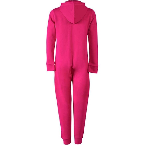 SF Minni Barn/Barn All-In-One Nattkläder 13 År Fuchsia Fuchsia 13 Years