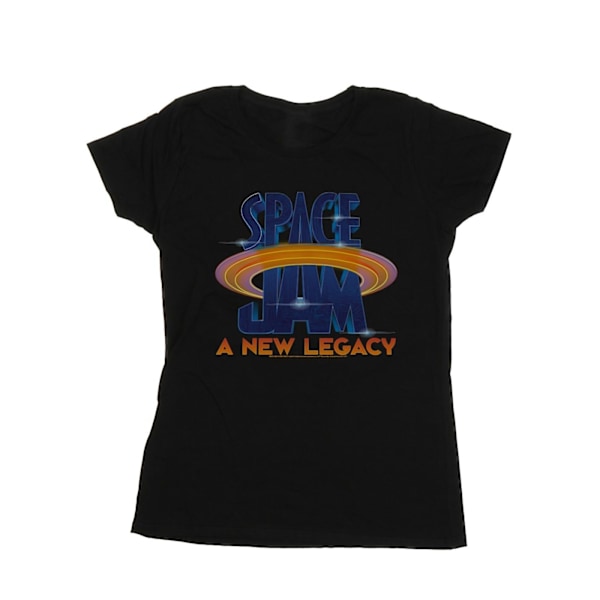 Space Jam: A New Legacy Dam/Dam Movie Logo Bomull T-shirt Black L