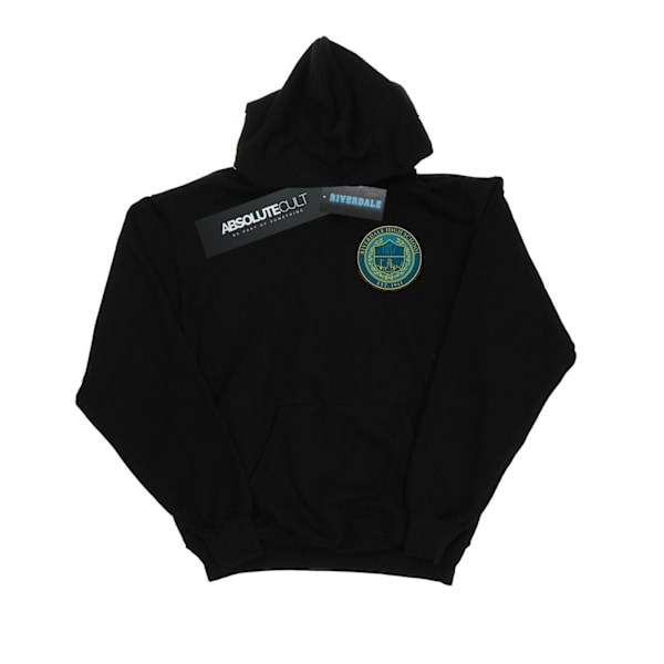 Riverdale Herr High School Crest Brösttryck Hoodie XL Svart Black XL